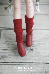 CMS000074 Wine Thigh-High Stocking Boots (High Heel)