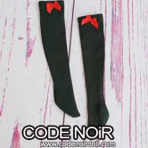 CAC000061 Red Ribbon/Black Socks For Slim 1/4 Dolls
