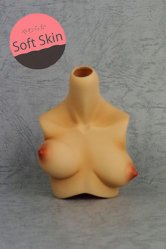 [Outer Body Part] Type-C6 Bust Tan Soft Skin (Blushed)