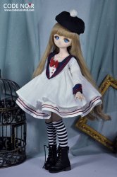 CMD000053 White Sailor Dress