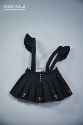-COB000008 Black Cross Jumper Skirt