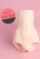 [Outer Body Part] Type-F Lower Torso Whitey Soft Skin (Blushed)