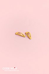 CAC000030 Yellow Hair Clips (Free Size)