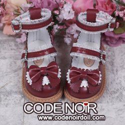 CMS000212 Red Lolita Shoes (MSD)