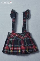 COB000014 Tartan Cross Jumper Skirt