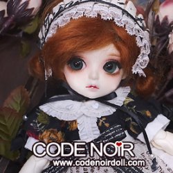 CYD000177 Black Flower Maid