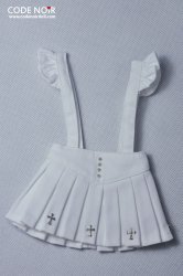 COB000013 White Cross Jumper Skirt