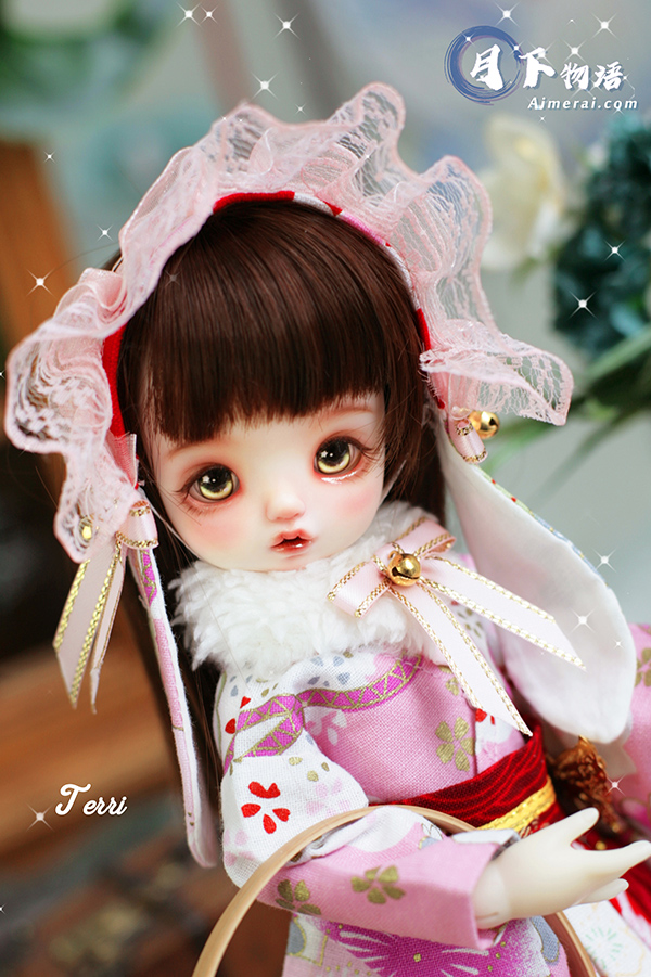 Free Face Make UP+Eyes 1/8 BJD Doll SD Doll Girl Special HK Elf ver Lea 