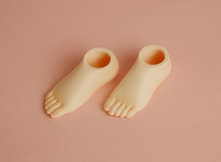 [Outer Body Part] Flat Feet Whitey (Blushed)