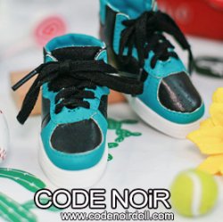 CLS000149 Black/Teal Sneakers